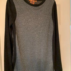 Tory Burch L Metallic and Wool lightweight Top